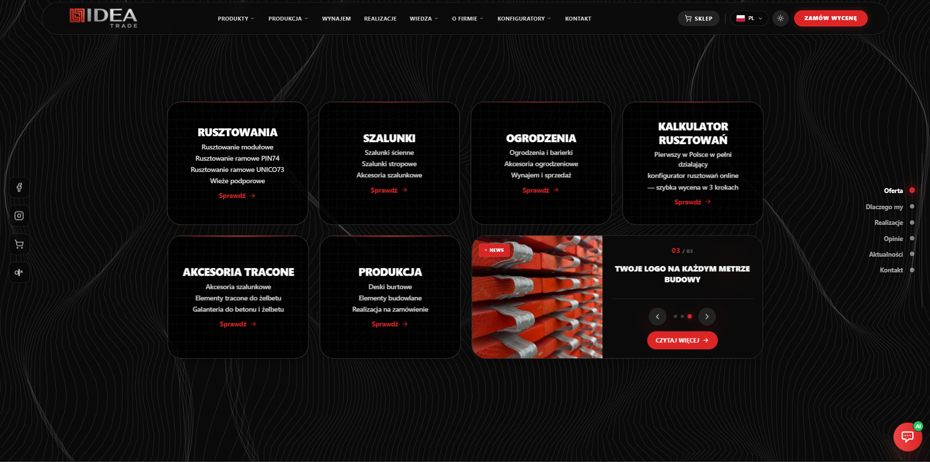 IdeaTrade — home page