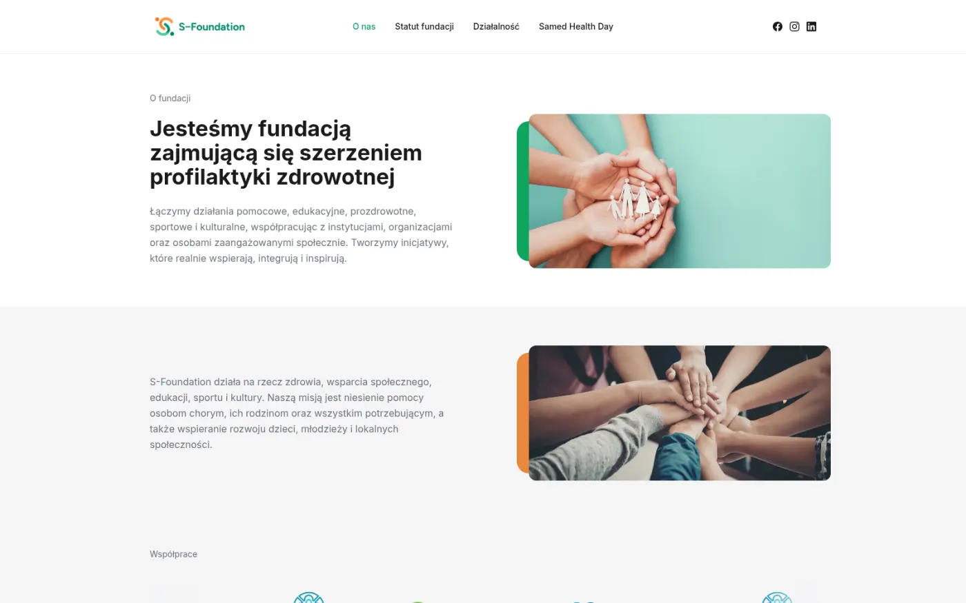 S-Foundation — Serwis fundacji profilaktyki zdrowotnej